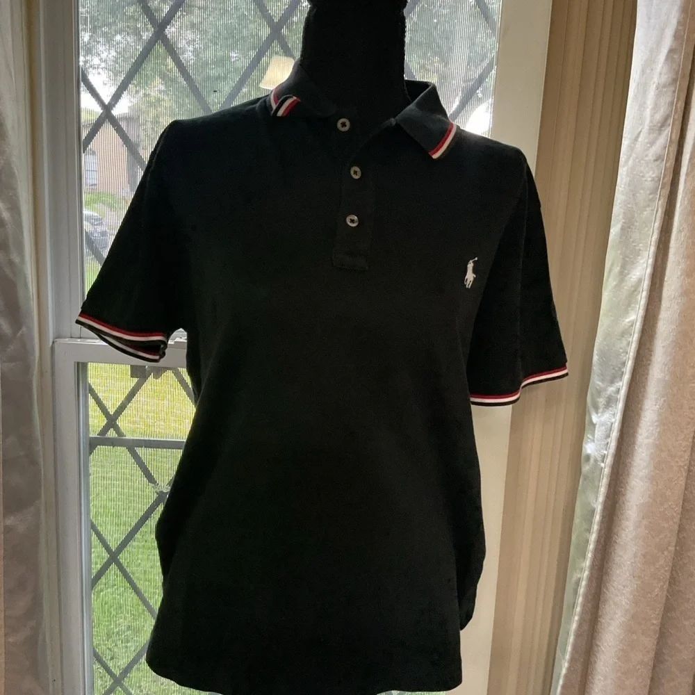 Polo Ralph Lauren Golf Polo Black Custom Slim Fit Short Sleeve